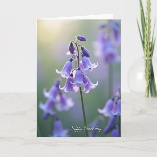 Carte d'anniversaire Sweet Violet (Devant)