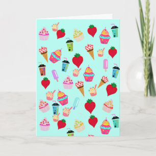 Carte d'anniversaire Sweets