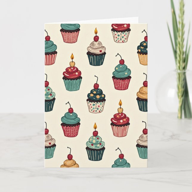 Carte d'anniversaire Sweets Whimsical (Devant)