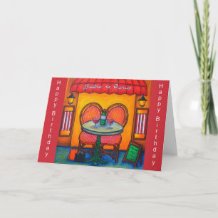 Carte d'anniversaire "Table for Two"