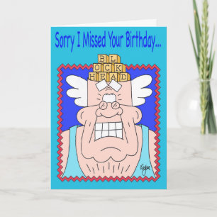 Carte d'anniversaire tardive de LOURDAUD
