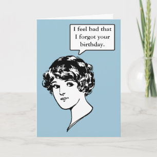 Carte d'anniversaire tardive - Personnaliser