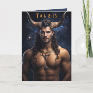 Carte d'anniversaire Taurus Homme