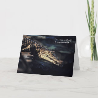 Carte d'anniversaire tchèque