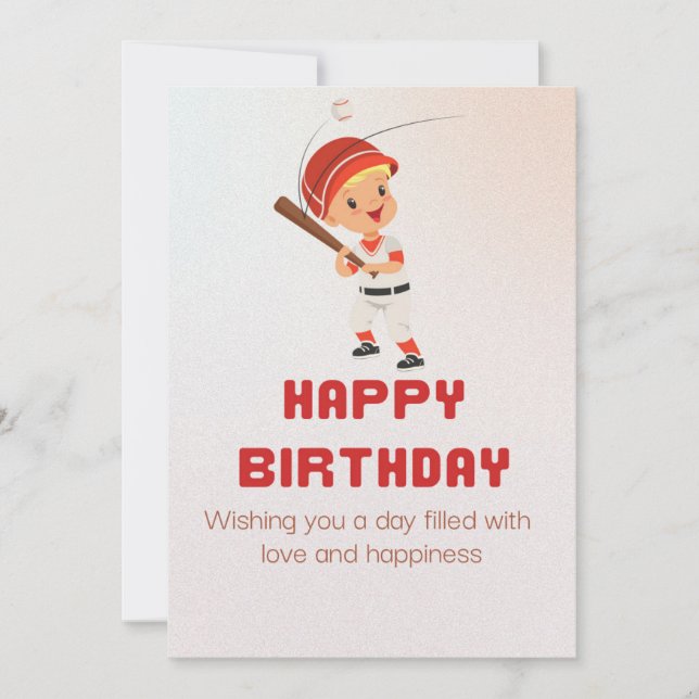 Carte d'anniversaire | Téléchargement instantané (Devant)