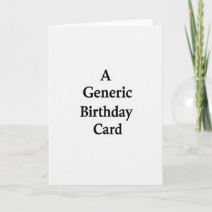 Carte d'anniversaire texte minimaliste