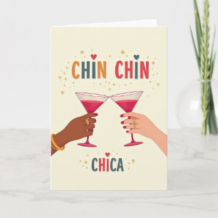 Carte d'anniversaire Toasting Hands