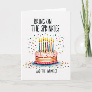 Carte d'anniversaire Tourbillon de Confettis
