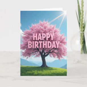Carte d'anniversaire Tree Bloom