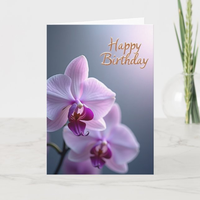 Carte d'anniversaire Trio Botanique (Devant)