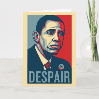 Carte d'anniversaire triste Obama