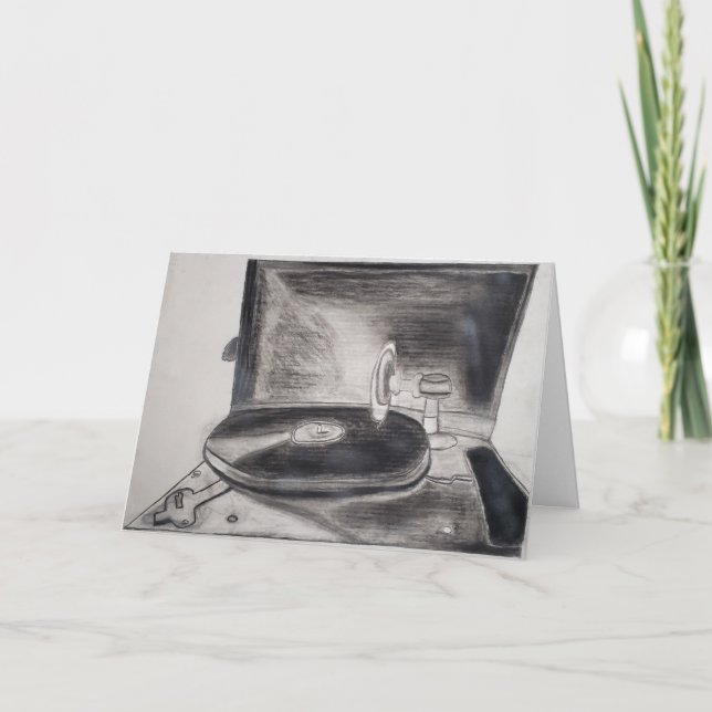 Carte d'anniversaire "Tunes in Time" (Devant)