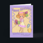 Carte d'anniversaire Twin Sister - Petite fille mi<br><div class="desc">Carte d'anniversaire Twin Sister - Petite fille mignonne</div>