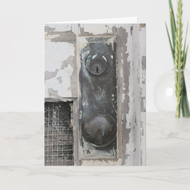 Carte d'anniversaire "Upper Bluff Doorknob" (Devant)