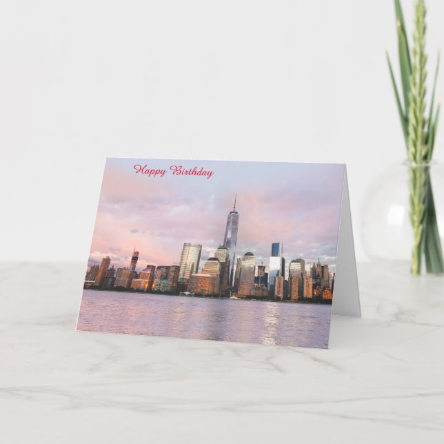 Carte d'anniversaire USA (Devant)