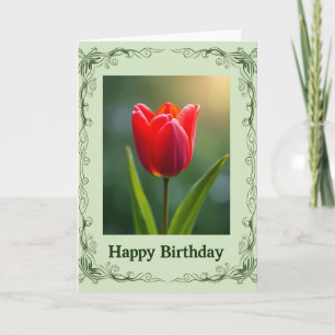 Carte d'anniversaire Velvet Bloom