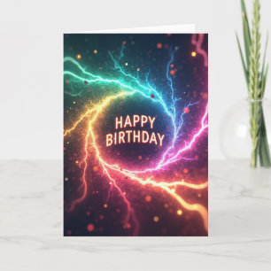 Carte d'anniversaire Vibrant Energy