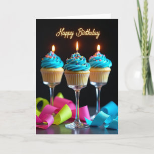 Carte d'anniversaire Vibrant Treat