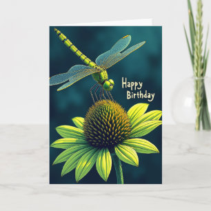 Carte d'anniversaire Vibrante d'Insecte