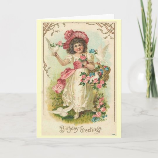 Carte D Anniversaire Victorienne Zazzle Fr