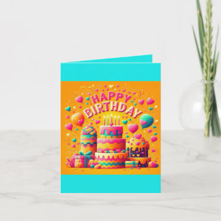 Carte d'anniversaire vide