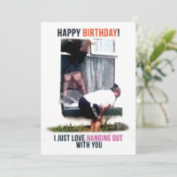 Carte d'anniversaire vidéo virale femmes fenêtre t