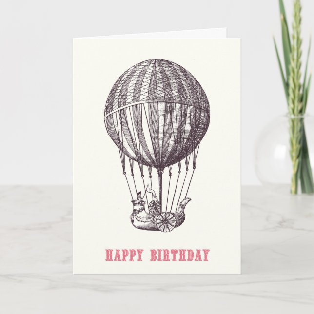 Carte d'anniversaire vintage (Devant)