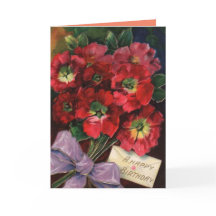 Carte d'anniversaire vintage