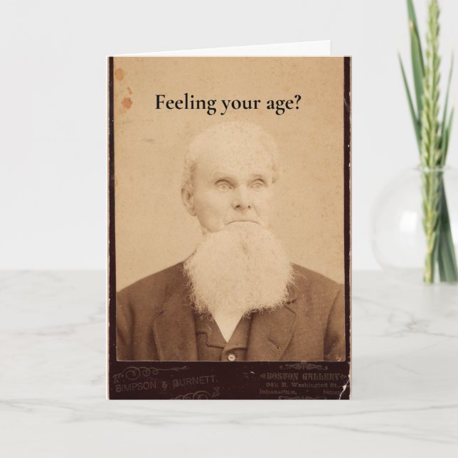 Carte d'anniversaire vintage (Devant)