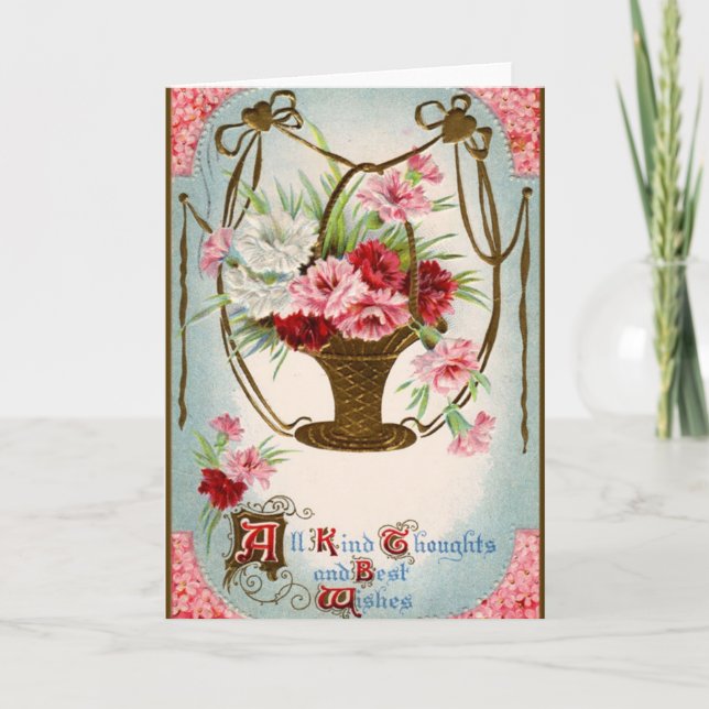Carte d'anniversaire vintage (Devant)