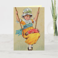 Carte d'anniversaire vintage