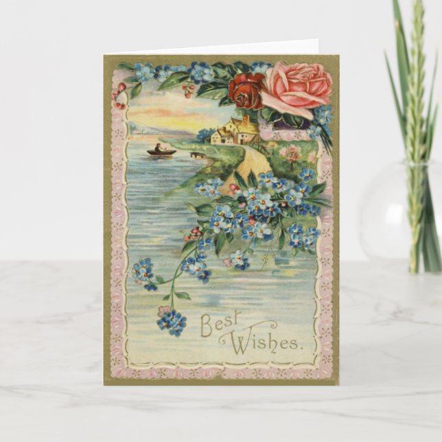 Carte d'anniversaire vintage (Devant)