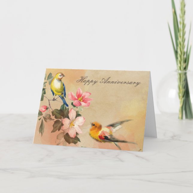 Carte d'anniversaire vintage (Devant)