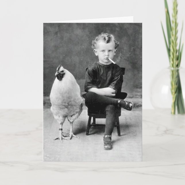 Carte d'anniversaire Vintage amusante (Devant)