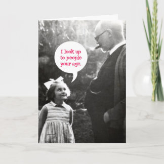 Carte d'anniversaire Vintage amusante pour un homm