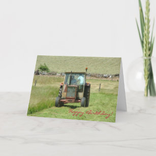 Cartes Tracteur D Anniversaire Zazzle Fr