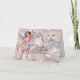 Carte d'anniversaire vintage pour la Grande Nièce