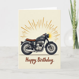 Carte d'anniversaire Vintage Ride