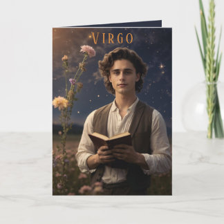 Carte d'anniversaire Virgo Homme