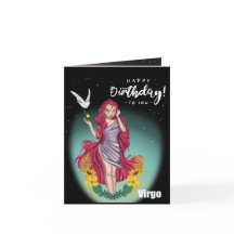Carte d'anniversaire Virgo Horoscope