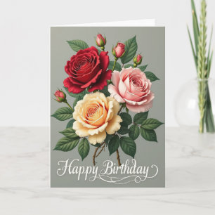 Carte d'anniversaire Vivid Petal