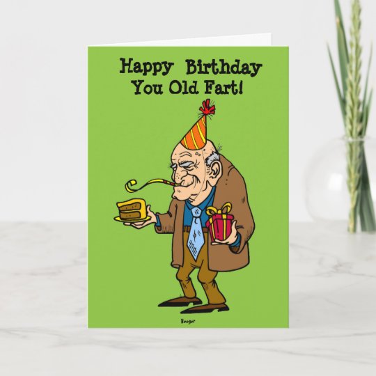 Carte D Anniversaire Vous Vieux Pet Humour Zazzle Fr