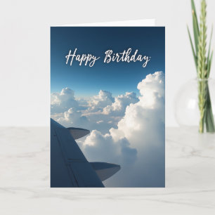 Carte d'anniversaire Vue du ciel
