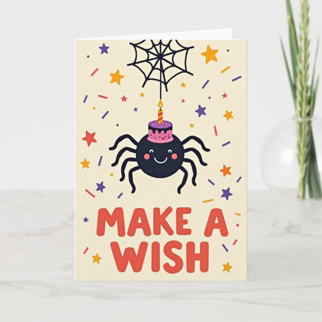 Carte d'anniversaire Web Fantaisiste (Devant)