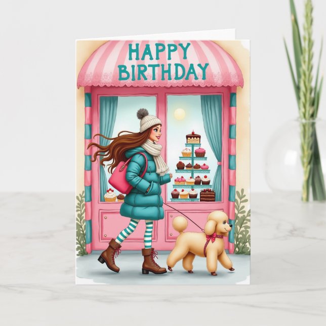 Carte d'anniversaire Whimsical Walk (Devant)