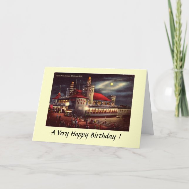 Carte d'anniversaire - Wildwood, NJ (Devant)