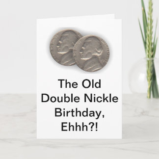 Carte d'anniversaire Witty 55th