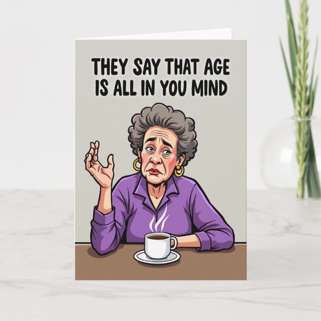 Carte d'anniversaire Wry Wisdom (Devant)