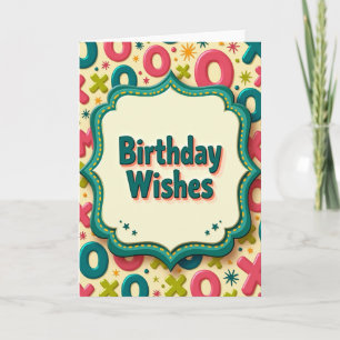 Carte d'anniversaire Xoxo Joyeuse