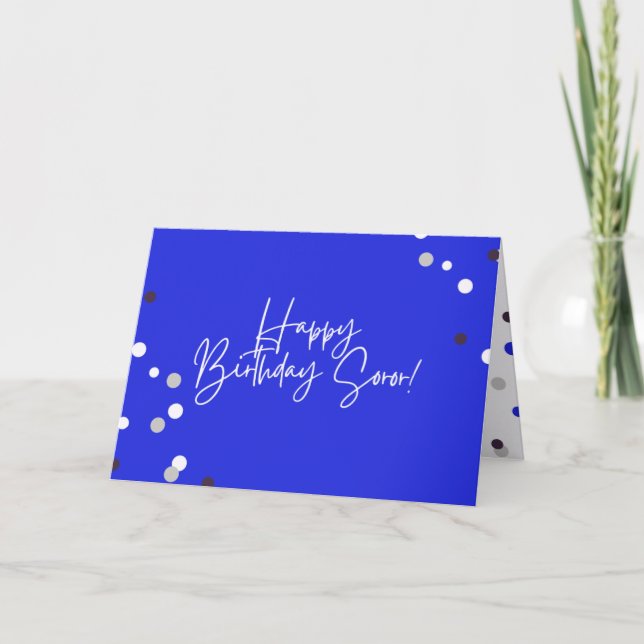 Carte d'anniversaire Zeta Phi Beta (Devant)